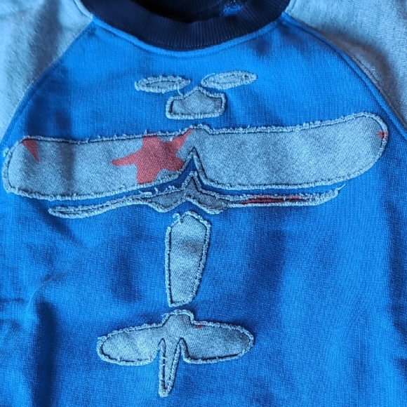 Hanna Andersson - Blue Boys Sweatshirt 100/4T - Picture 4 of 7